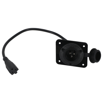 48V Charger Port Cover Plate Adapter compatible for EZGO TXT RXV Express Freedom Shuttle