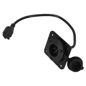 48V Charger Port Cover Plate Adapter compatible for EZGO TXT RXV Express Freedom Shuttle