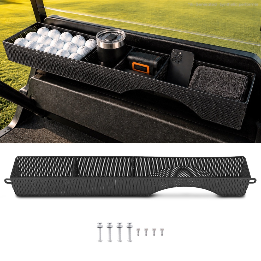Front Basket Storage / Tray Organizer For E-Z-GO RXV 2008-Up compatible for Golf Cart Models