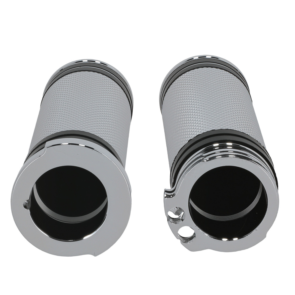 1in Billet Grips compatible for Harley VRSC 02-17 XL 96-later Dyna 96-17 Knurled