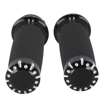 Aluminum Cruiser Grips compatible for Harley/Suzuki 1in for XL96-26/Touring96-07