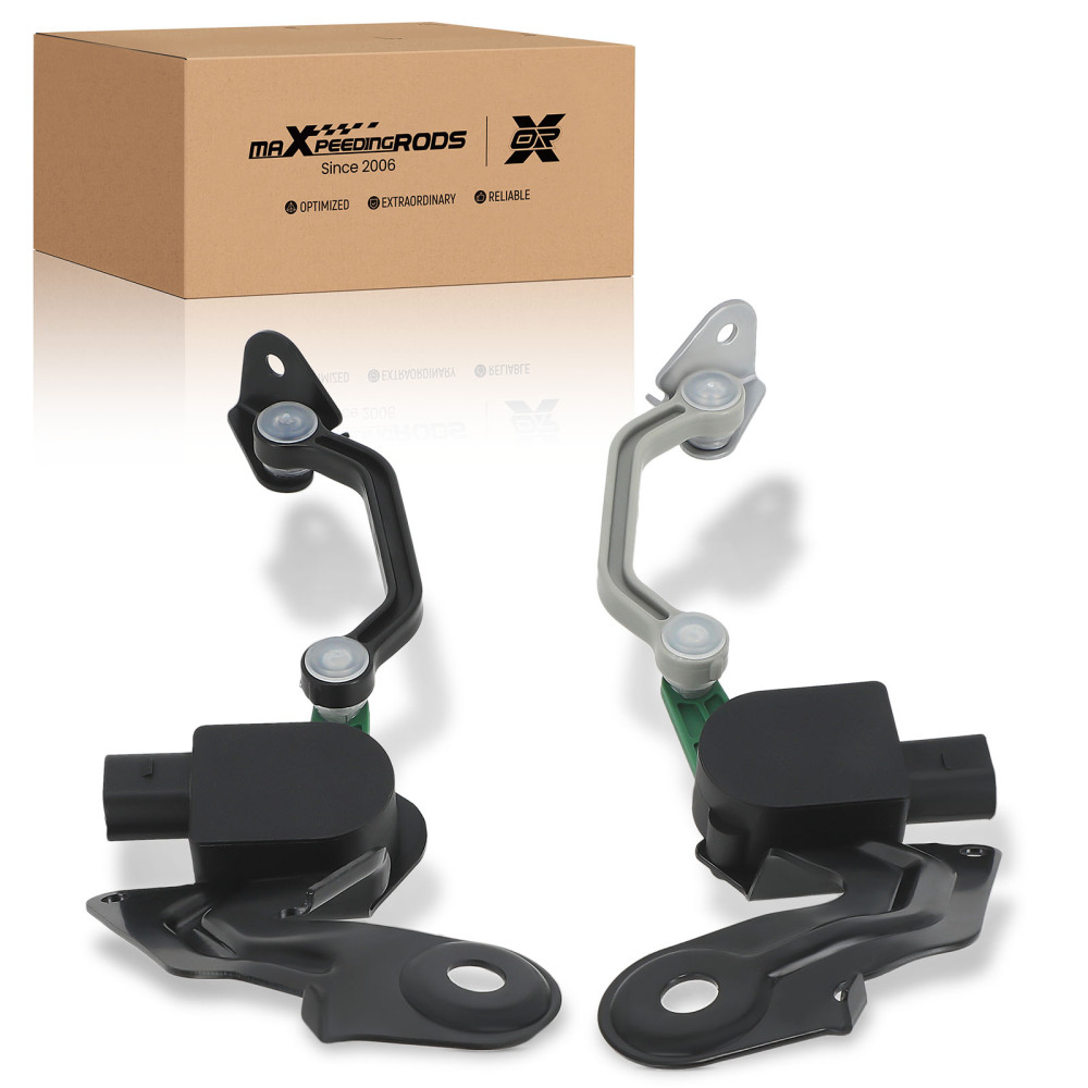 2PC Height Level Sensor compatible for Audi A6 C6 2.4L 2.7L 3.0L 2005-2011 4F0616571J Rear