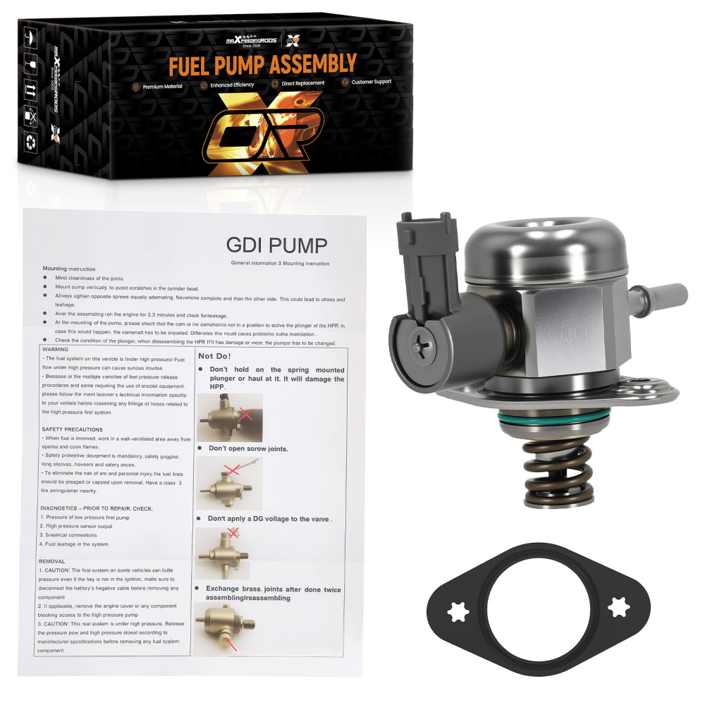High Pressure Fuel Pump compatible for Land Rover Range Rover Evoque 2.0L 2012-2017