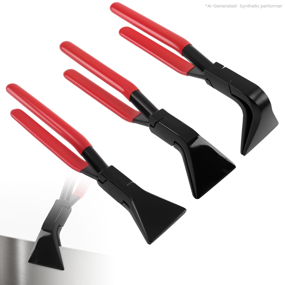 3 Piece Folding Pliers Set 0° 45° 90° Steel Sheet Metal Bending Tool 28cm