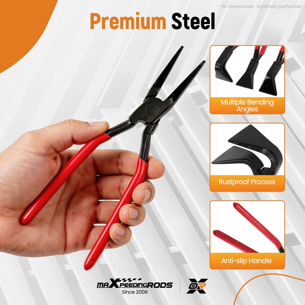 3 Piece Folding Pliers Set 0° 45° 90° Steel Sheet Metal Bending Tool 28cm