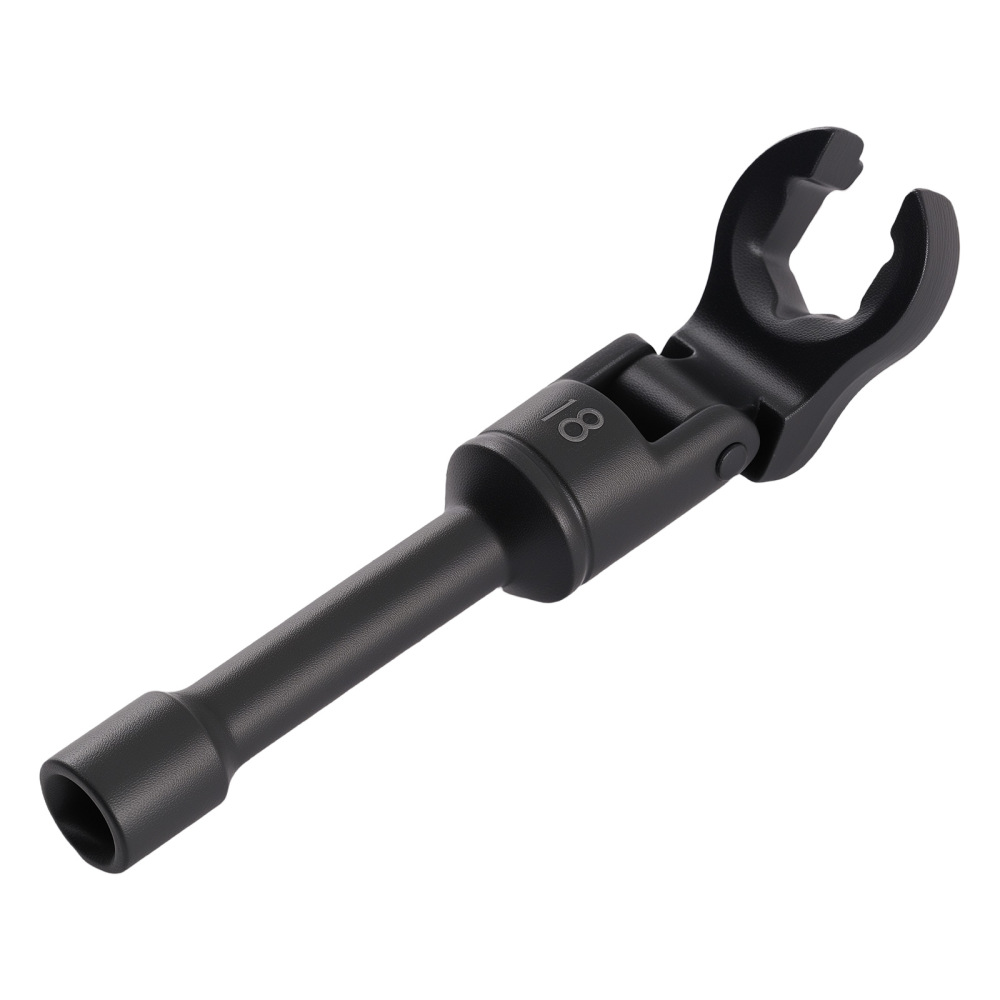 Long Flex Head Injector Fuel Line Socket Wrench  Drive Crowfoot Flare Nut Wrench