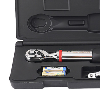 3/8 Drive Digital Torque Wrench LED Display 5-50Nm with Extension Bars