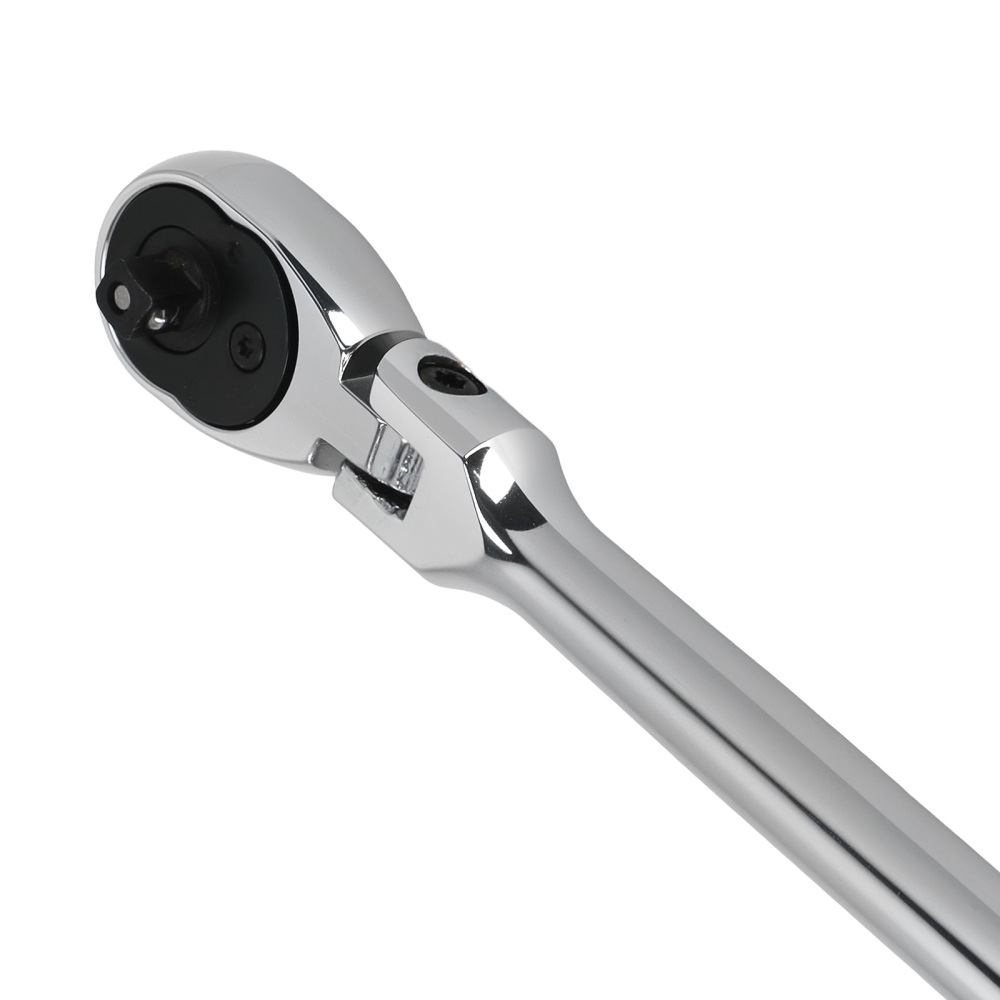 1/4in 72 Tooth Flex Head Ratchet for Garage Repair 304mm w/ Handle
