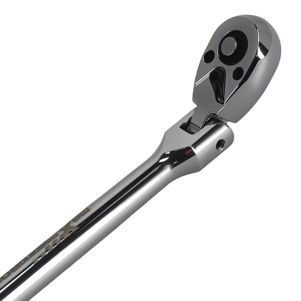 1/4in 72 Tooth Flex Head Ratchet for Garage Repair 304mm w/ Handle
