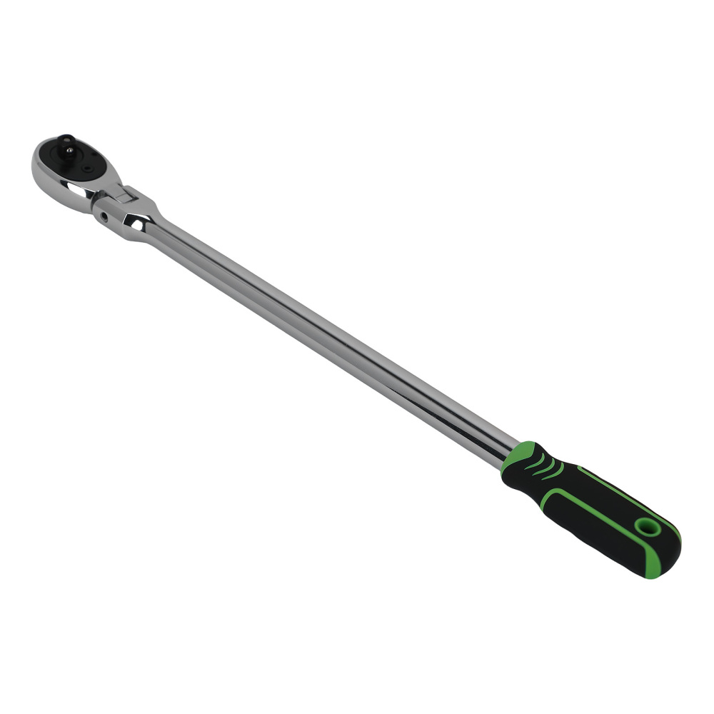 1/4in 72 Tooth Flex Head Ratchet for Garage Repair 304mm w/ Handle