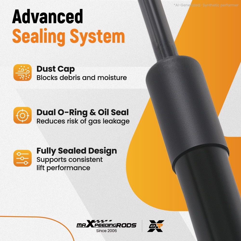 Front Hood Lift Support Strut compatible for Acura MDX SH-AWD 2014-2016 PM3700 SG326023