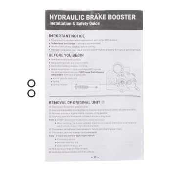 Hydraulic Power Brake Booster compatible for Ram 2500 3500 4500 5500 2011-2018 52-7416