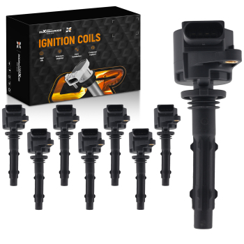8 Pc Ignition Coils for 2007-2009 compatible for Mercedes-Benz CLK550 5.5L UF535 UF520 UF585