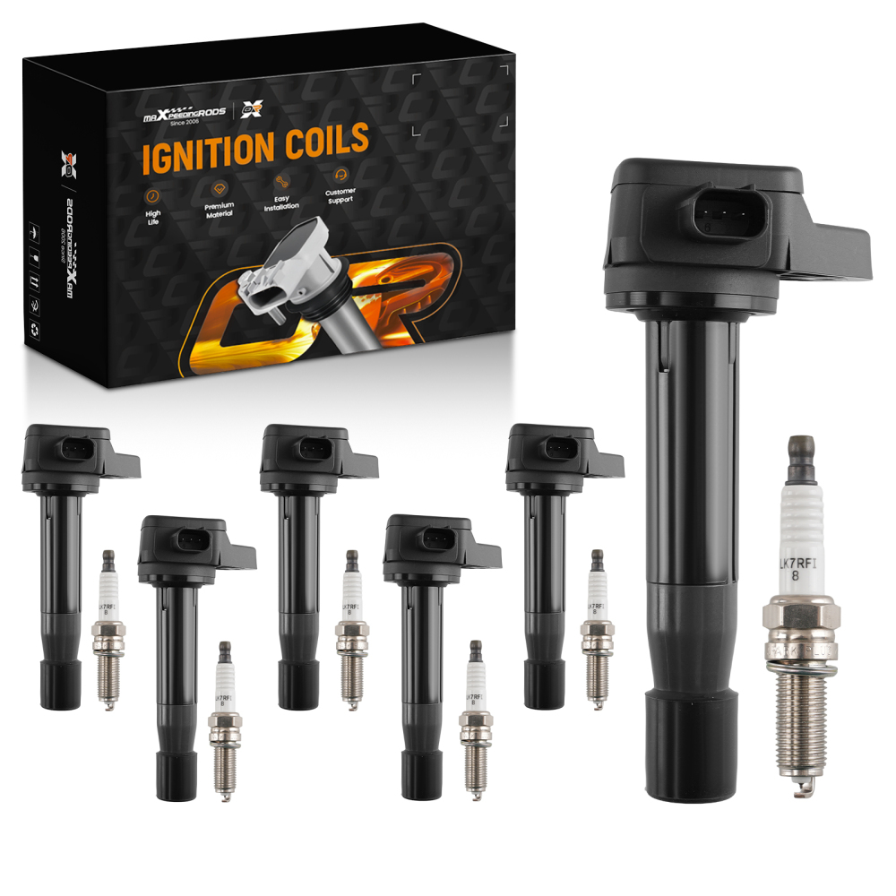 Ignition Coil Pack compatible for Honda Odyssey V6 3.5L 2008-2017 30520-R70-S01 C1624 6PCS