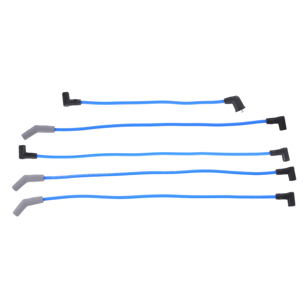 HEI Distributor + 45k Coil + Plug Wires compatible for Ford Small Block 289-302 Blue