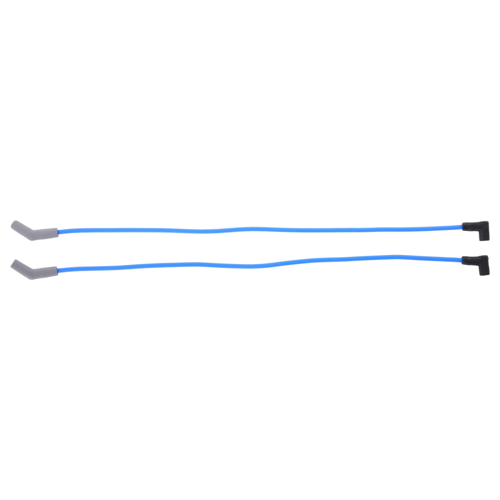 HEI Distributor + 45k Coil + Plug Wires compatible for Ford Small Block 289-302 Blue