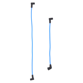 HEI Blue Spiral Core Spark Plug Wires compatible for Ford Small Block 289-302-351W