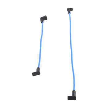 HEI Blue Spiral Core Spark Plug Wires compatible for Ford Small Block 289-302-351W