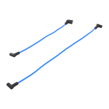 HEI Blue Spiral Core Spark Plug Wires compatible for Ford Small Block 289-302-351W