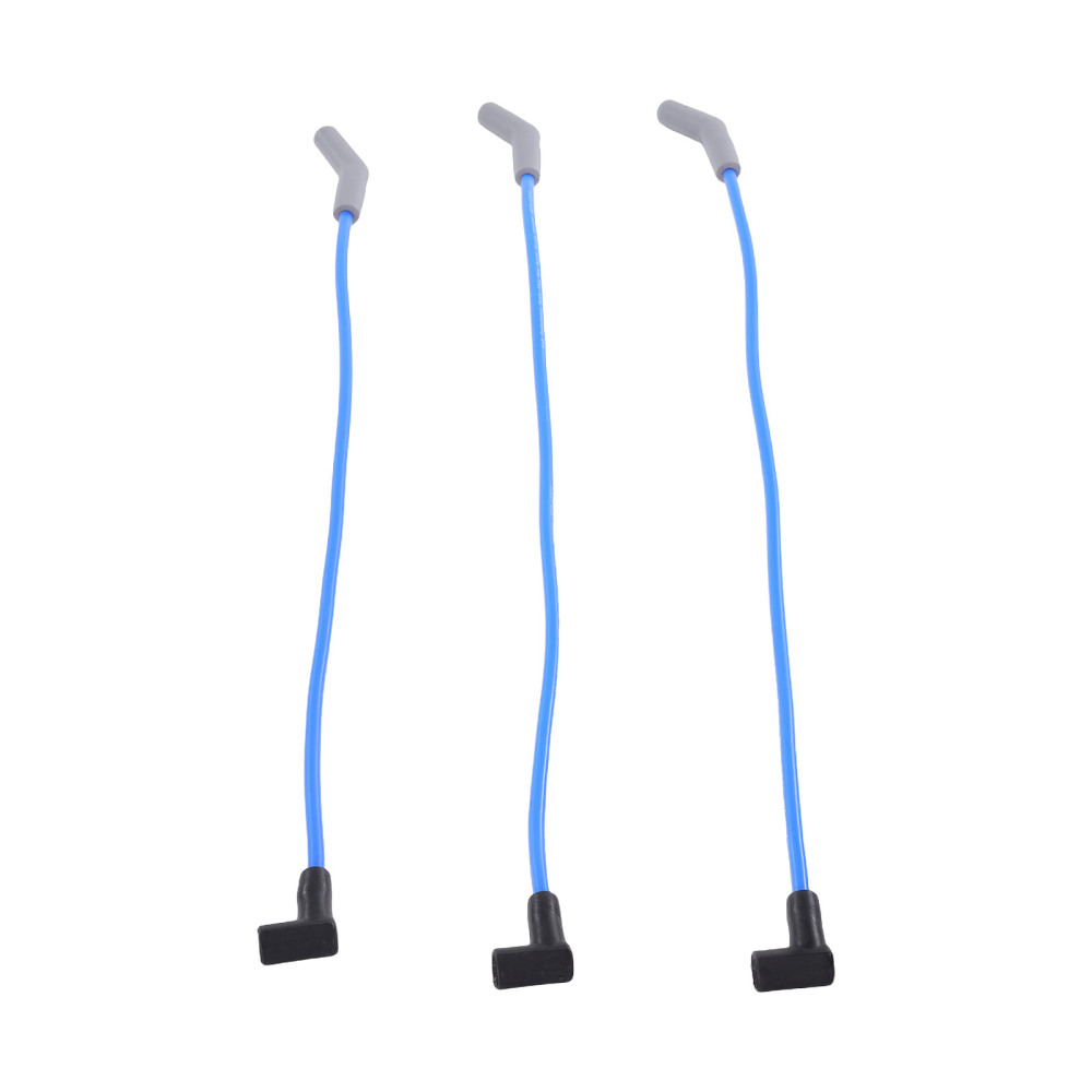 HEI Blue Spiral Core Spark Plug Wires compatible for Ford Small Block 289-302-351W