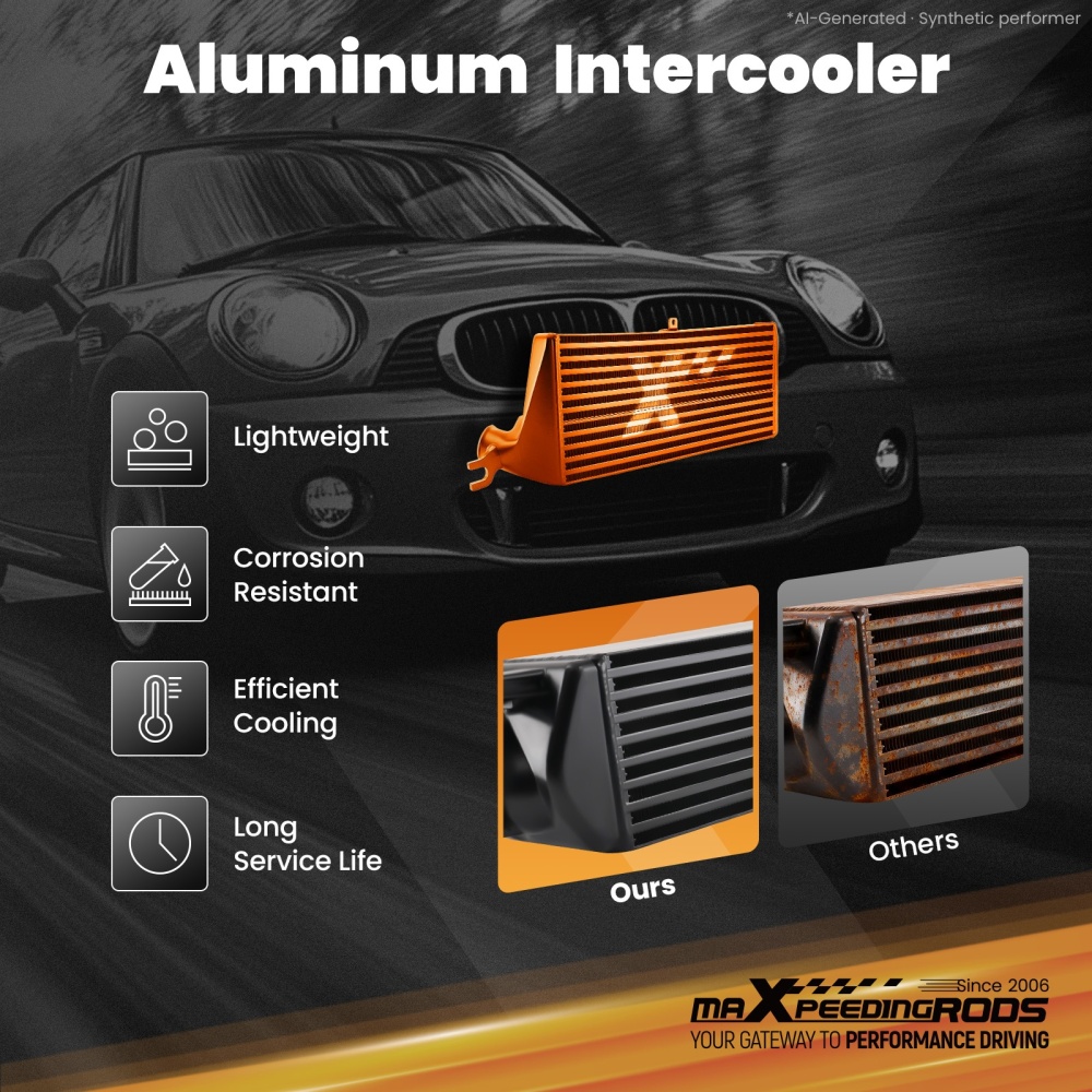 Bar & Plate Intercooler Piping Kit for BMW Mini Cooper S R56 R57 R58 2006-2012