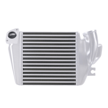 Top Mount Intercooler For 08-14 compatible for Subaru WRX 2005-09 LGT 09-13 compatible for Forester XT Silver