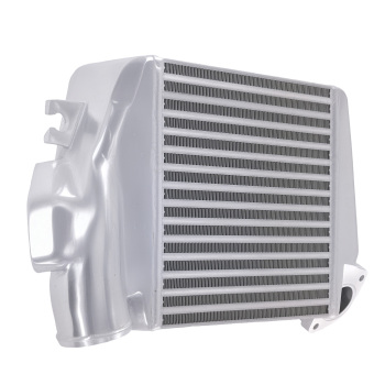 Top Mount Intercooler For 08-14 compatible for Subaru WRX 2005-09 LGT 09-13 compatible for Forester XT Silver