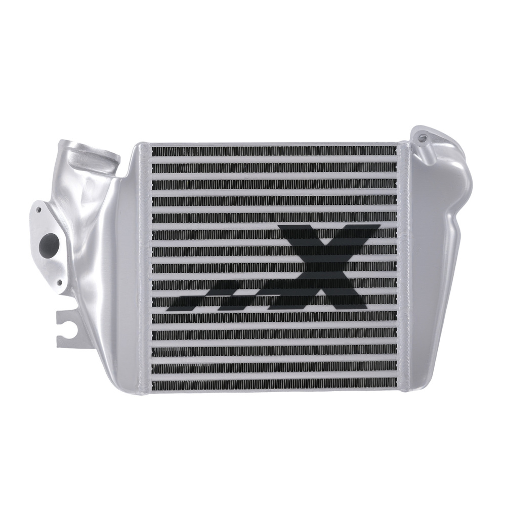 Top Mount Intercooler For 08-14 compatible for Subaru WRX 2005-09 LGT 09-13 compatible for Forester XT Silver