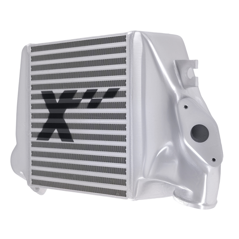 Top Mount Intercooler For 08-14 compatible for Subaru WRX 2005-09 LGT 09-13 compatible for Forester XT Silver