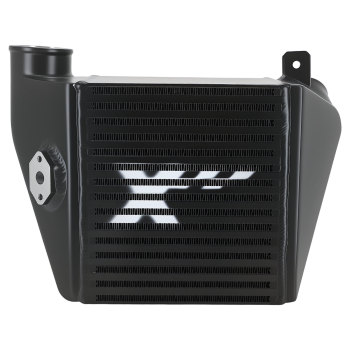 Side Mount Turbo Intercooler compatible for VW Jetta compatible for Golf GTI MK4 2002-05 Bar Plate Black