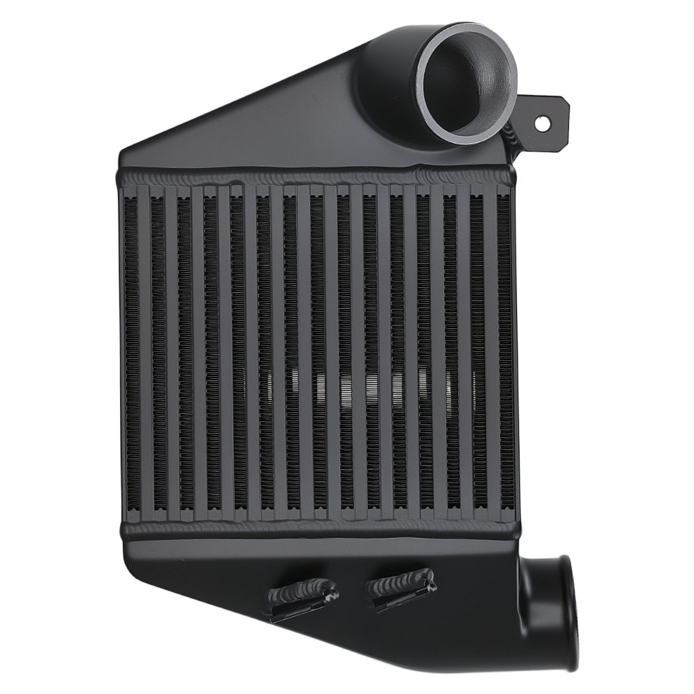 Side Mount Turbo Intercooler compatible for VW Jetta compatible for Golf GTI MK4 2002-05 Bar Plate Black