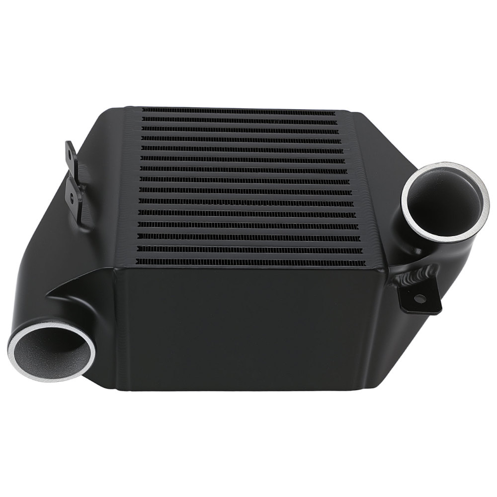 Side Mount Turbo Intercooler compatible for VW Jetta compatible for Golf GTI MK4 2002-05 Bar Plate Black