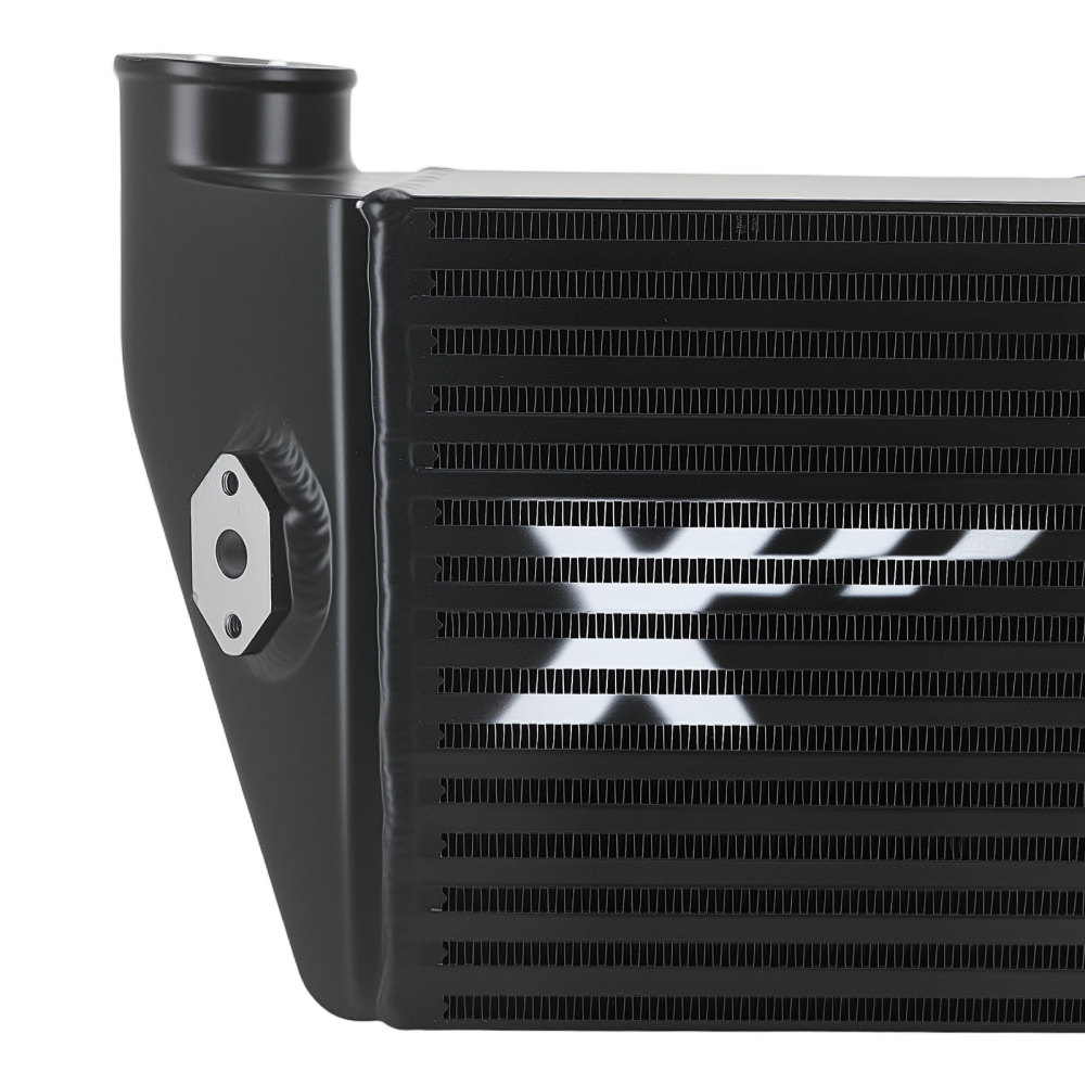 Side Mount Turbo Intercooler compatible for VW Jetta compatible for Golf GTI MK4 2002-05 Bar Plate Black