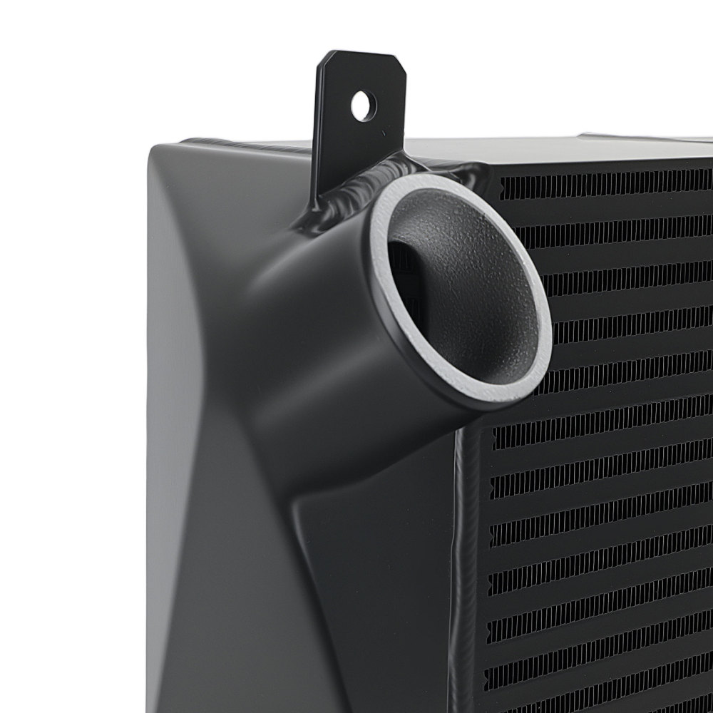 Side Mount Turbo Intercooler compatible for VW Jetta compatible for Golf GTI MK4 2002-05 Bar Plate Black