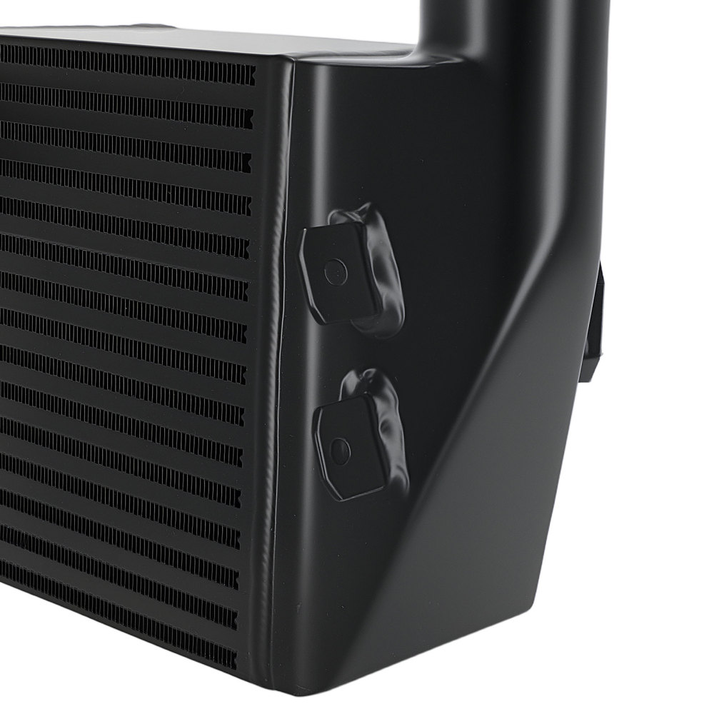 Side Mount Turbo Intercooler compatible for VW Jetta compatible for Golf GTI MK4 2002-05 Bar Plate Black