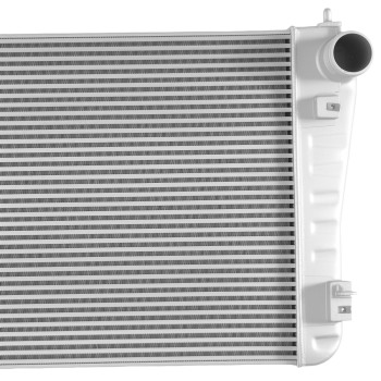 Turbo Intercooler compatible for GMC Sierra 2500 3500 HD compatible for Denali SLE SLT 2017-2019 Aluminum