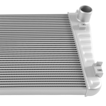 Turbo Intercooler compatible for GMC Sierra 2500 3500 HD compatible for Denali SLE SLT 2017-2019 Aluminum