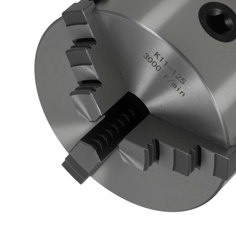 3-Jaw Lathe Chuck K11-125 Self-Centering for Metalworking Milling 125mm