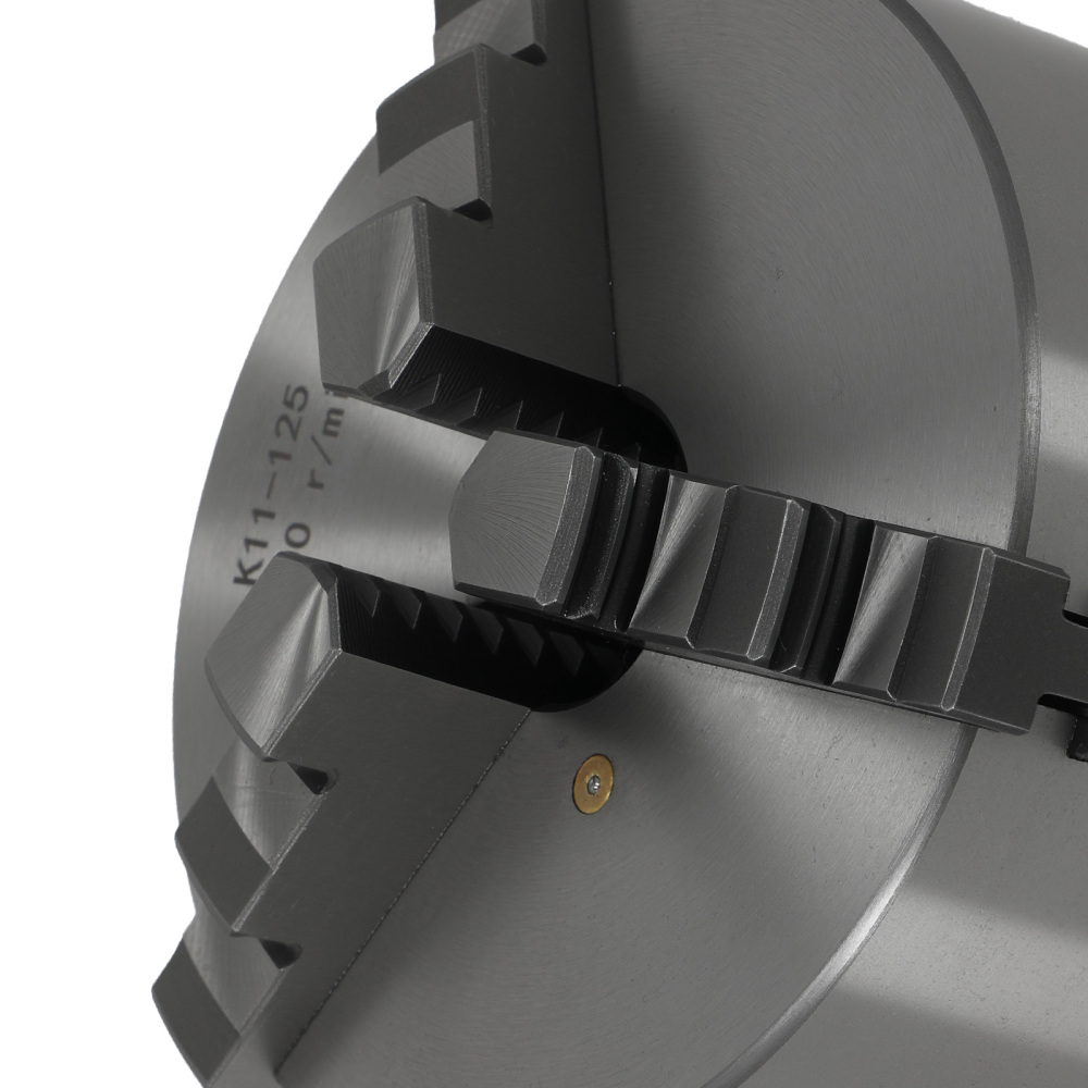 3-Jaw Lathe Chuck K11-125 Self-Centering for Metalworking Milling 125mm