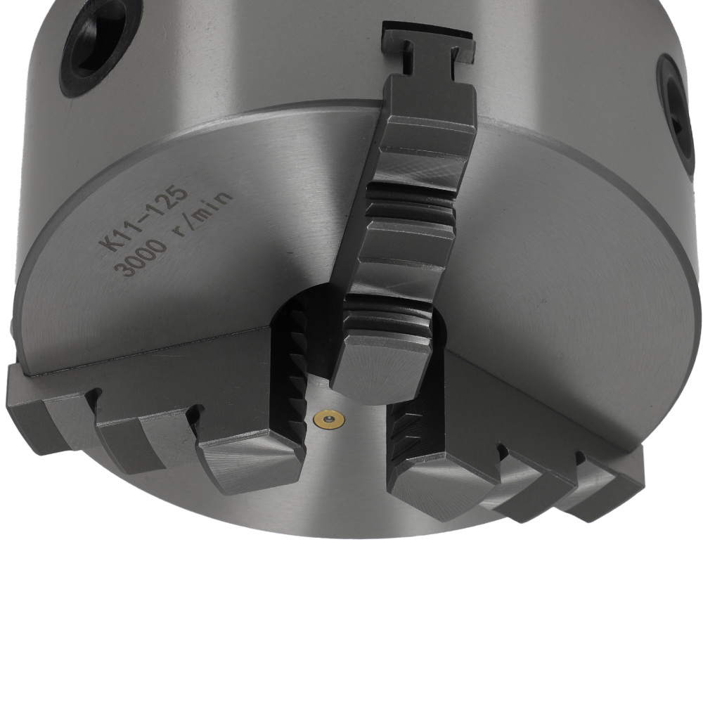3-Jaw Lathe Chuck K11-125 Self-Centering for Metalworking Milling 125mm