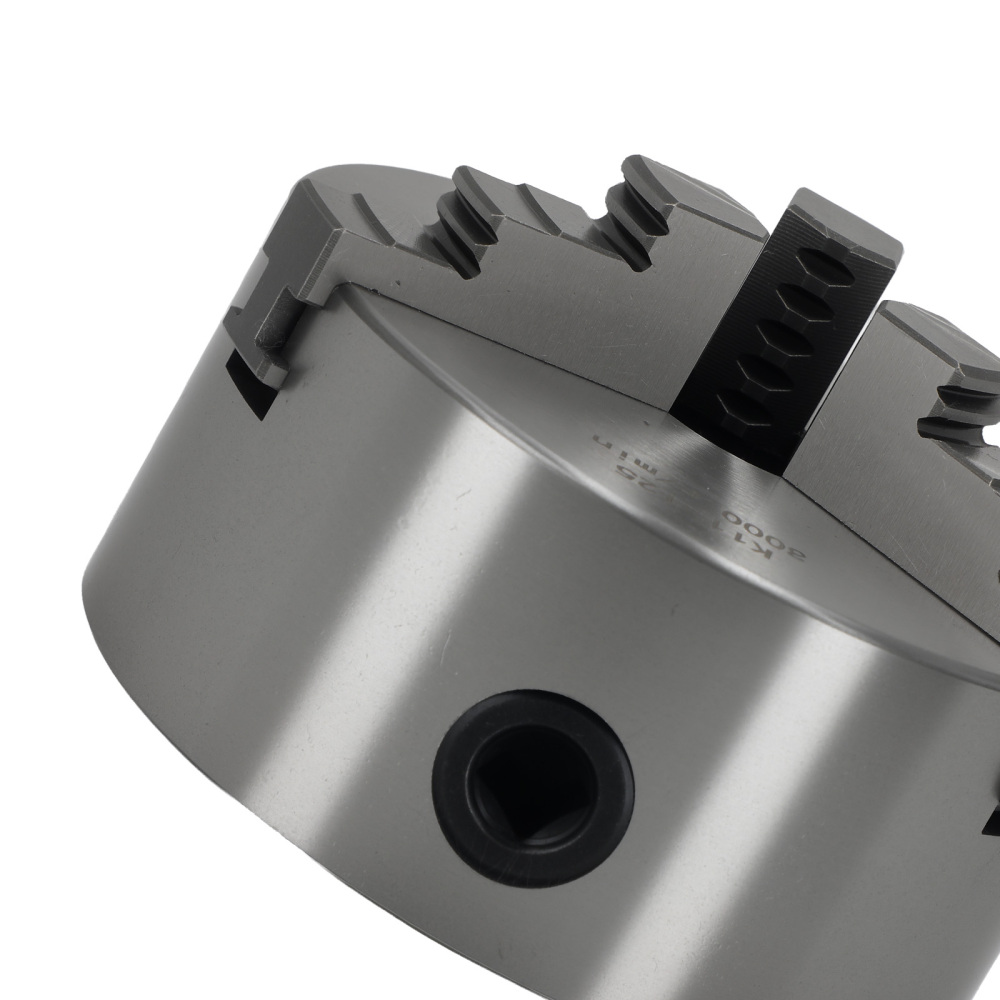 3-Jaw Lathe Chuck K11-125 Self-Centering for Metalworking Milling 125mm