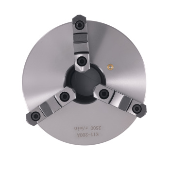 8in Self Centering 3-Jaw Chuck K11-200A 2-1/4-8 Thread Lathe with Adapter