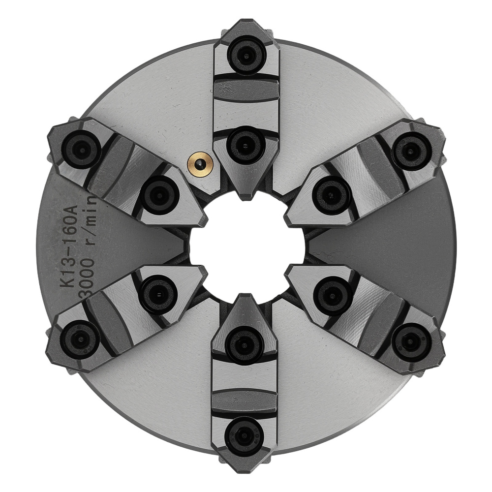 6in Self Centering 6-Jaw Lathe Chuck K13-160A D1-4 160mm Cast Iron New