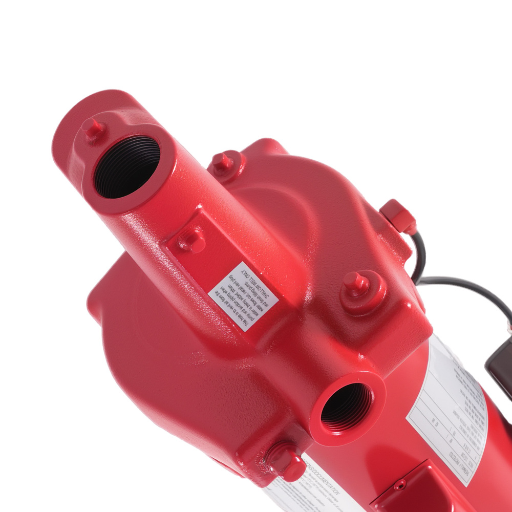 1 HP Cast Iron Jet Pump for Shallow Wells Home 115/230V 602208 RJS-100-PREM