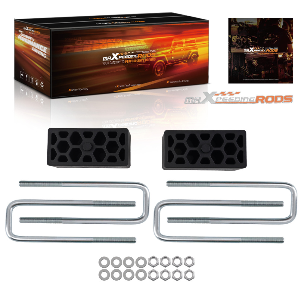 2.5 Lift Block Rear compatible for GMC K1500 compatible for Chevy Silverado 1500 1988-2024