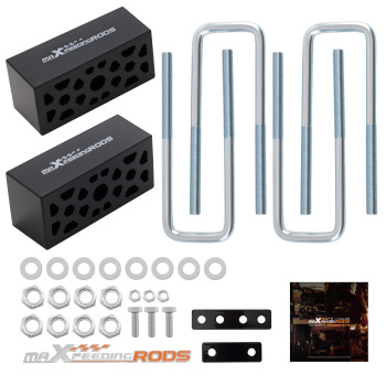 2 Inch Lift Block Rear compatible for Toyota Tundra Tacoma 4WD Pickup Nylon 2000-2023