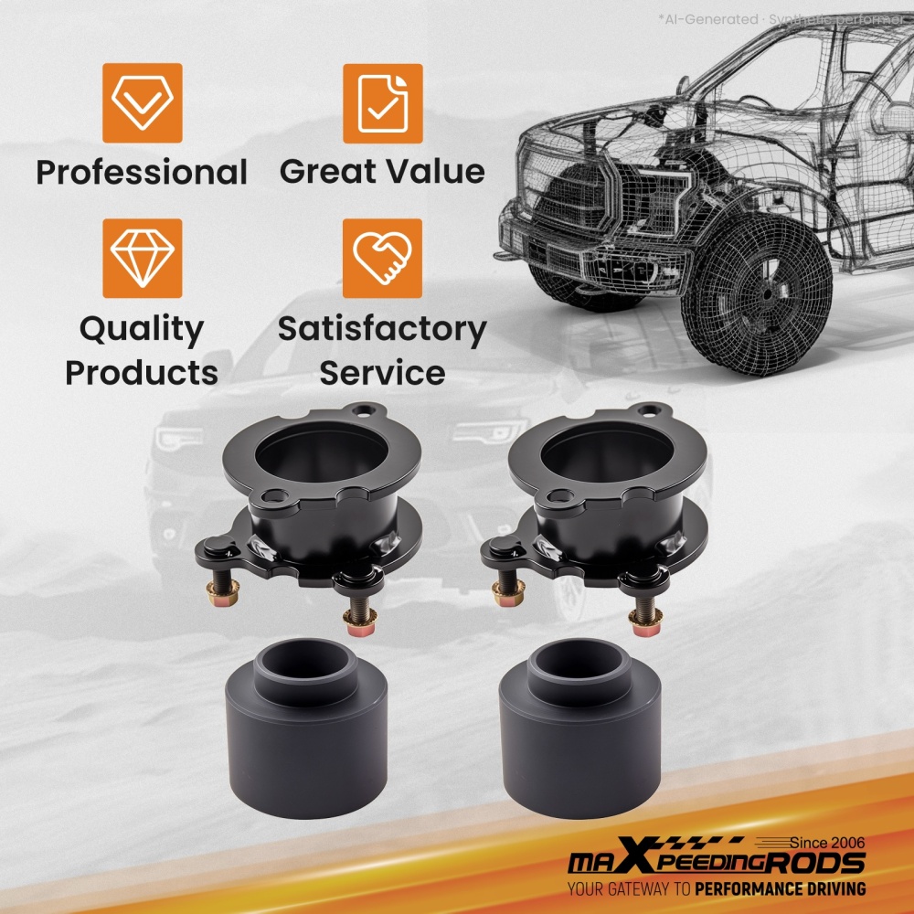 Compatible for GMC Envoy compatible for Chevy Trailblazer 2WD4WD 2002- Level Lift Kit Front 3.5 Rear 2.5 