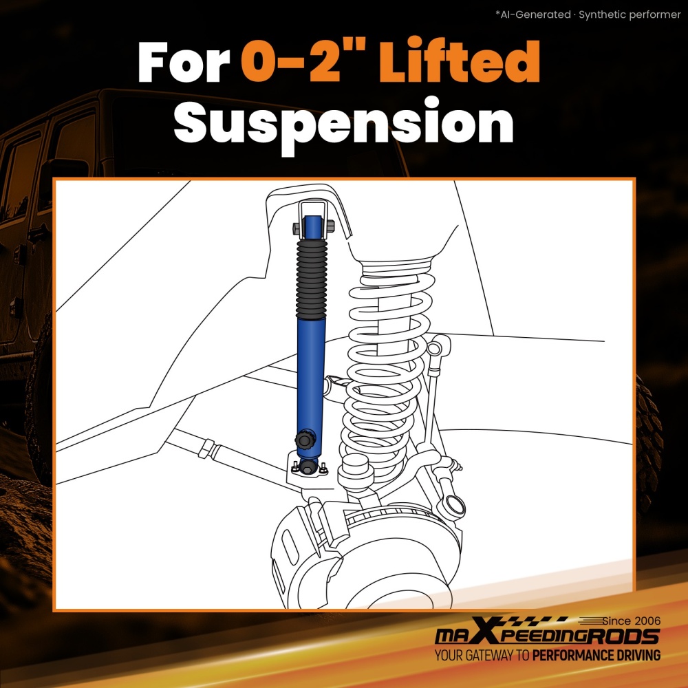 12-Level Adjustable G2 Lift Shocks compatible for Ford F-150 2014-2026 4WD 0-2 Lift