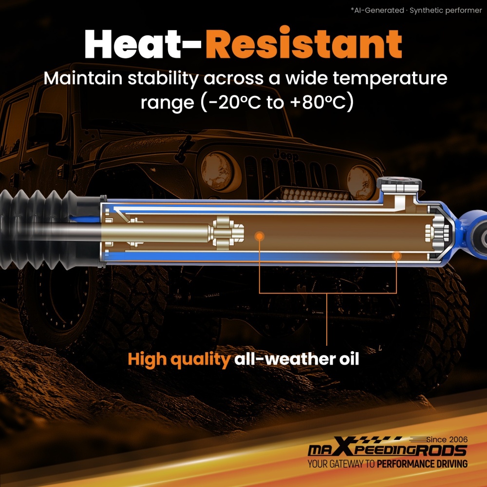 12-Level Adjustable G2 Lift Shocks compatible for Ford F-150 2014-2026 4WD 0-2 Lift