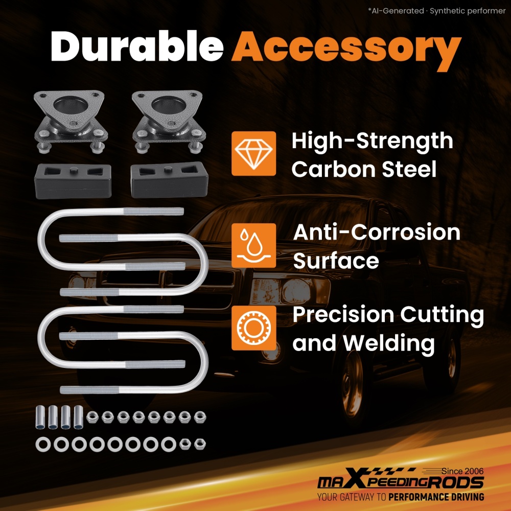 2.5 Lift Shock Absorber for 2005-2010 compatible for Dodge Dakota compatible for Mitsubishi Raider 2WD